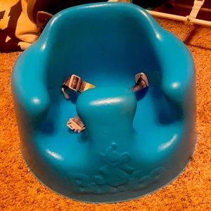 Blue bumbo seat